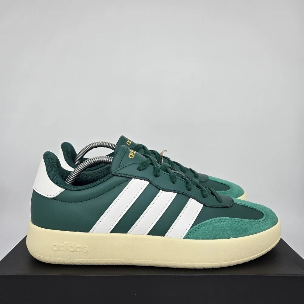 New adidas Barreda Lifestyle Collegiate Green Core White Men's Shoes Size 11
